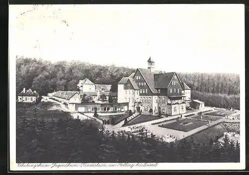 AK Dassel, Erholungsheim im Solling mit Garten