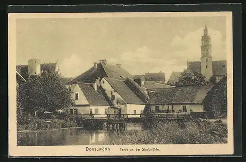 AK Donauwörth, Partie an der Stadtmühle