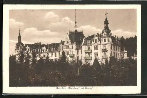 AK Honnef a. Rh., Heilstätte Rheinland