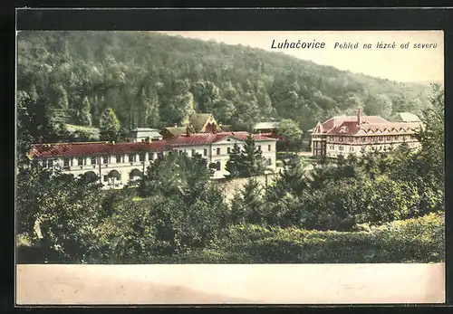 AK Luhacovice, Pohled na lazne od severu