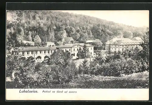 AK Luhacovice, Pohled na lazne od severu