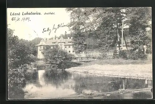 AK Lázne Luhacovice, Flusspartie im Park