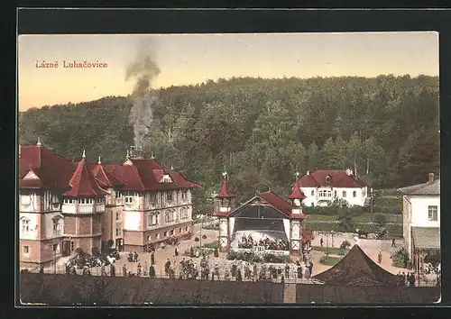 AK Lázne Luhacovice, Musikpavillon auf dem Hauptplatz