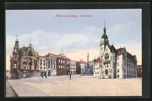 AK Mähr.-Schönberg, Marktplatz