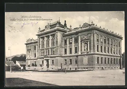 AK Mähr.-Schönberg, Kaiser Franz Josef-Staats-Real-Gymnasium
