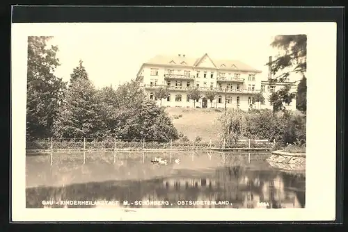 AK M.-Schönberg /Ostsudetenland, Gau-Kinderheilanstalt
