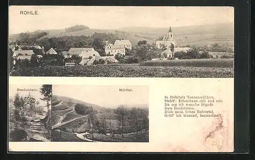 AK Rohle, Panorama, Bradelstein, Mühltal