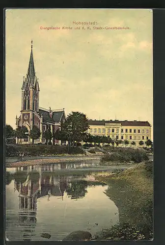 AK Hohenstadt, Evangelische Gewerbeschule und KK Staats-Gewerbeschule