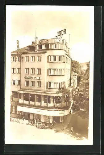AK Sumperk, Grand Hotel an der Hauptstrasse