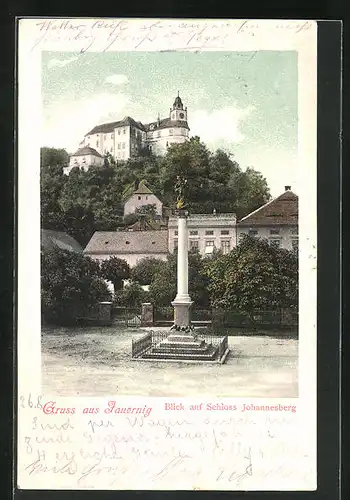 AK Jauernig, Blick auf Schloss Johannesberg