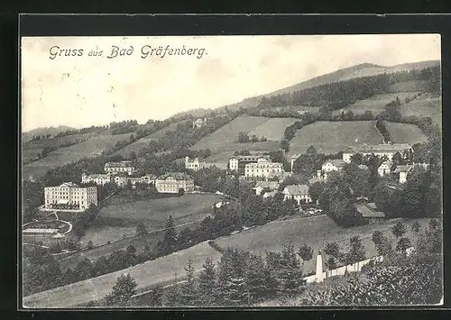 AK Bad Gräfenberg, Wohnviertel am Stadtrand