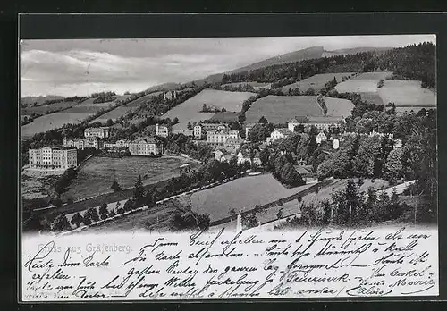 AK Gräfenberg, Wohnhäuser am Stadtrand