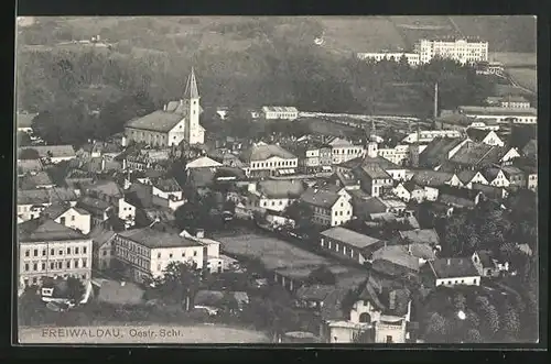 AK Freiwaldau, Wohnhäuser um Kirche