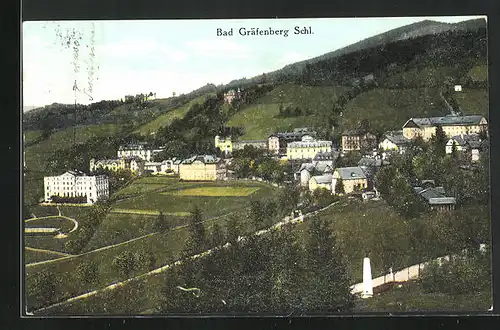 AK Bad Gräfenberg, Strasse zum Wohnviertel