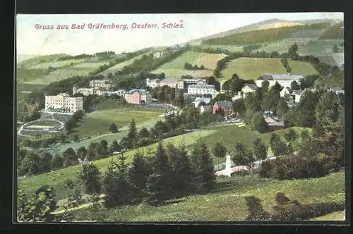 AK Bad Gräfenberg, Wohnviertel am Stadtrand
