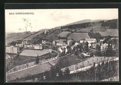 AK Bad Gräfenberg, Wohnhäuser am Stadtrand