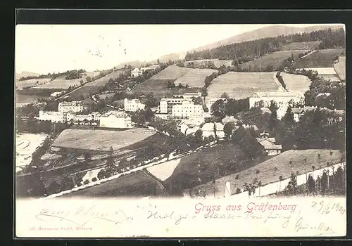 AK Gräfenberg, Strasse zu den Wohnhäusern