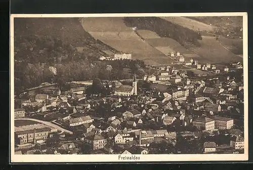 AK Freiwaldau, Teilansicht der Stadt