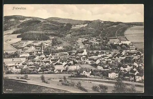 AK Freiwaldau, Ansicht des Ortes