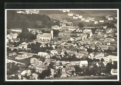 AK Freiwaldau, Teilansicht des Ortes