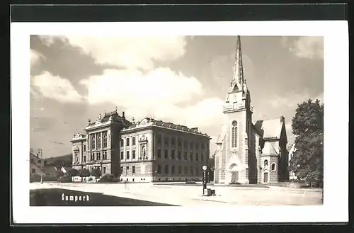 AK Sumperk, Kirche am Hauptplatz