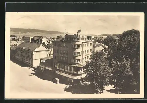 AK Sumperk, Grand Hotel an der Hauptstrasse