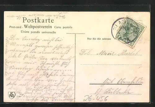 Künstler-AK Worpsweder Künstlerkolonie: Worpswede, Heidelandschaft an einem Regentag