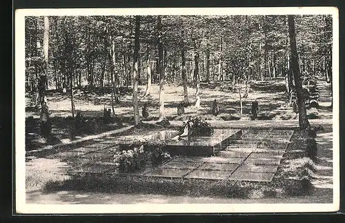 AK Zlin, Bata-Grabmal auf dem Friedhofe