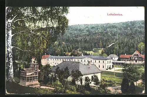 AK Luhacovice, Teilansicht des Ortes