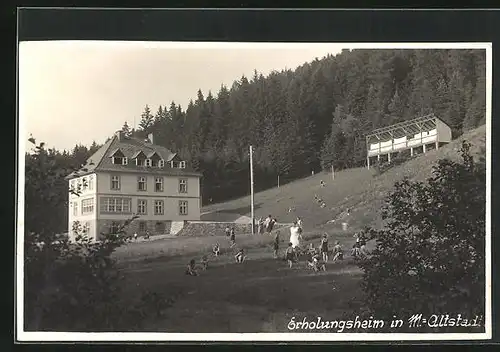 AK Mähr.-Altstadt, Kinder vor dem Erholungsheim