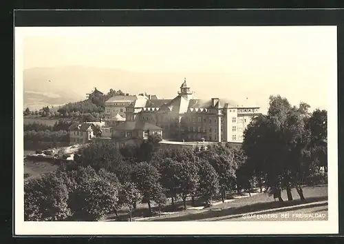 AK Gräfenberg b. Freiwaldau, Blick auf das Sanatorium