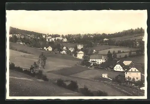 AK Bad Gräfenberg, Häuser am Berg