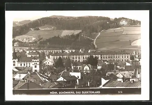 AK Mähr.-Schönberg /Gau Sudetenland, Panorama