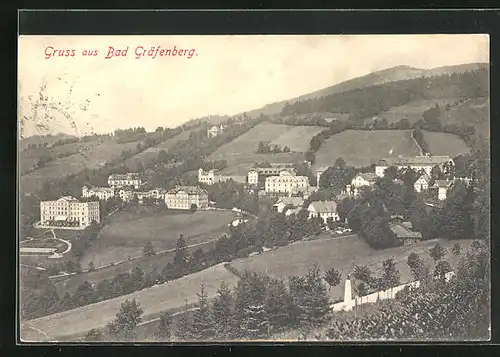 AK Bad Gräfenberg, Wohnhäuser am Sanatorium