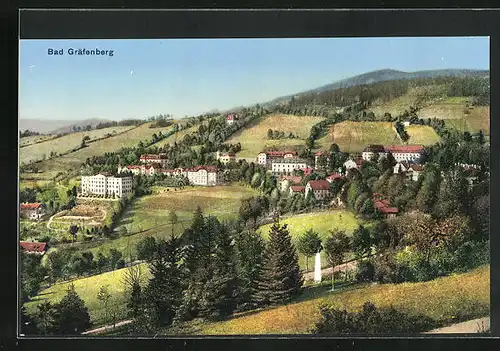 AK Bad Gräfenberg, Stadt vom Wanderweg aus gesehen