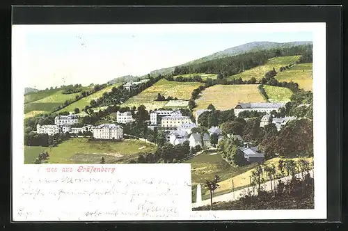 AK Gräfenberg, Ortsansicht aus der Vogelschau