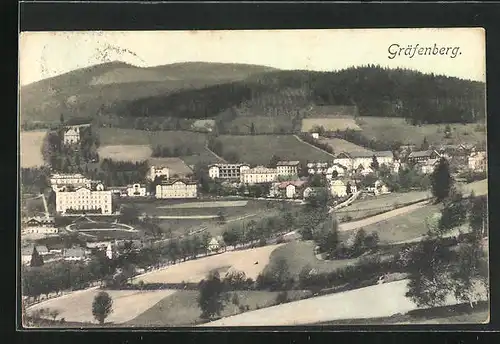 AK Gräfenberg, Panorama mit Parkanlage