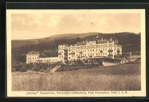 AK Freiwaldau-Gräfenberg, Altvater Sanatorium