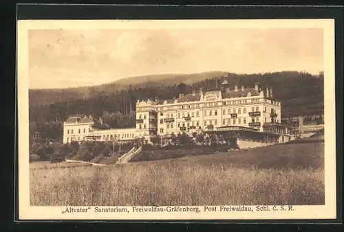 AK Freiwaldau-Gräfenberg, Altvater Sanatorium