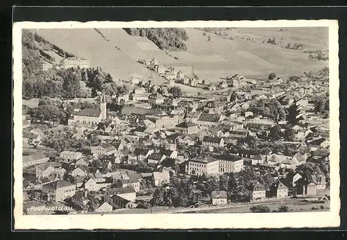 AK Freiwaldau, Totalansicht aus der Vogelschau