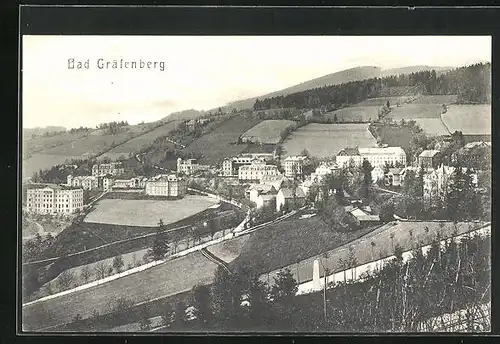AK Gräfenberg, Totalansicht mit Heilanstalt