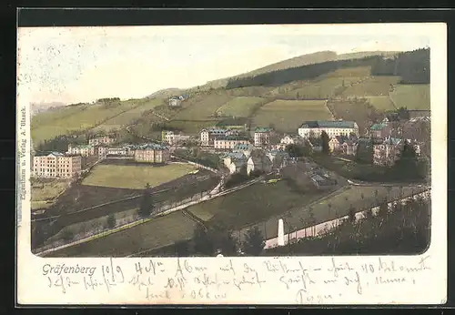 AK Gräfenberg, Gesamtansicht mit Sanatorium