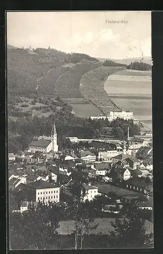 AK Freiwaldau, Stadt und Sanatorium