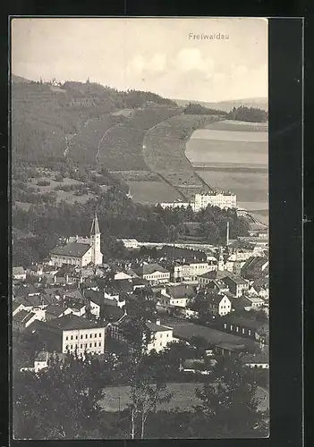 AK Freiwaldau, Stadt und Sanatorium
