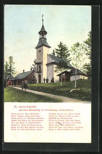 AK Kreuzberg bei Freiwaldau, St. Anna-Kapelle