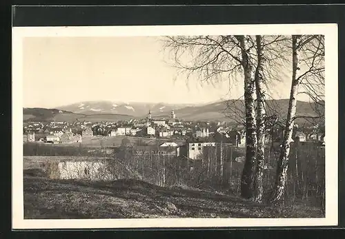 AK Mähr. Schönberg, Gesamtansicht im Frühjahr