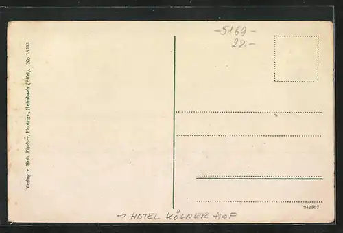 AK Heimbach /Eifel, Hotel Kölner Hof