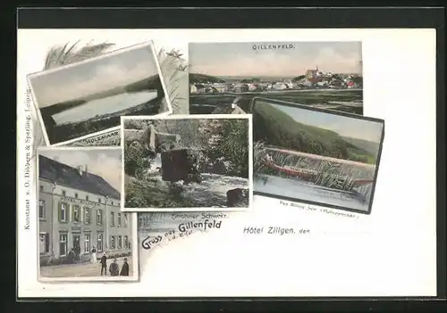 AK Gillenfeld i. d. Eifel, Hotel Zillgen, Holzmaar