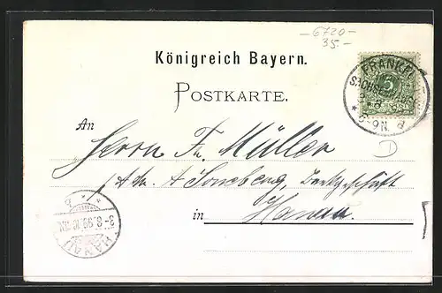 Lithographie Speyer, Der Dom, Altpörtel, Wappen