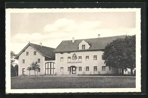 AK Neumarkt - St. Veit, Gasthaus z. grünen Wald Franz Höllbauer